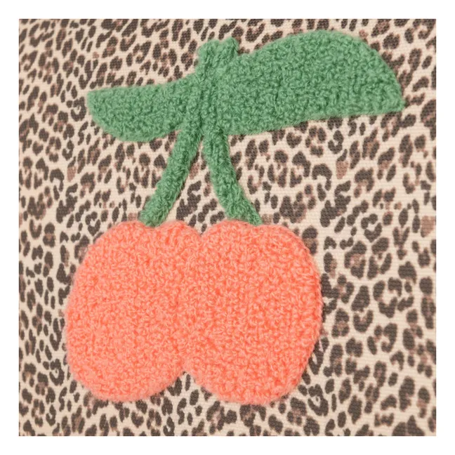 Sac de Sport Leopard Cherry | Beige