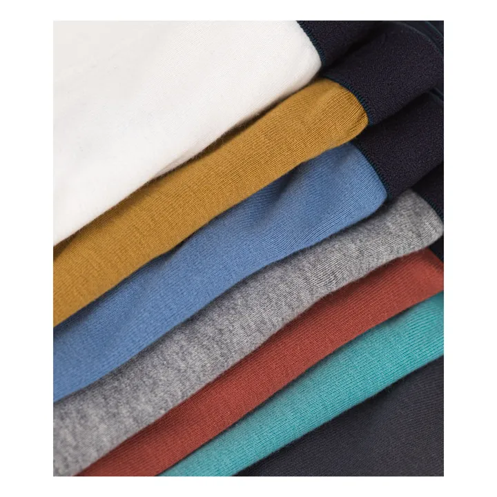 Lote de 7 calzoncillos bóxer lisos | Gris Jaspeado- Imagen del producto n°1