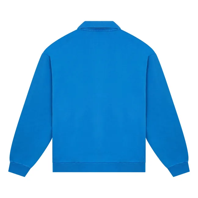 Sudadera Bob cuello polo | Azul Rey