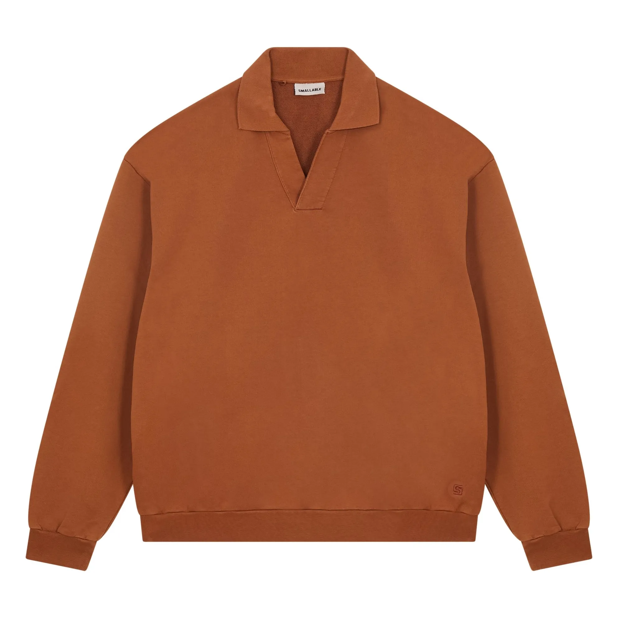 Sweat Col Polo Bob | Caramel- Image produit n°0