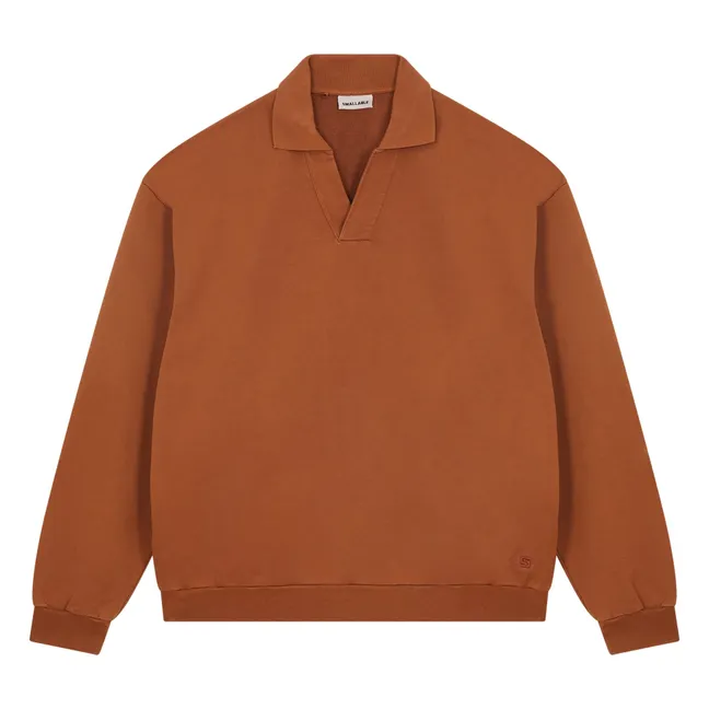 Sudadera Bob cuello polo | Caramelo