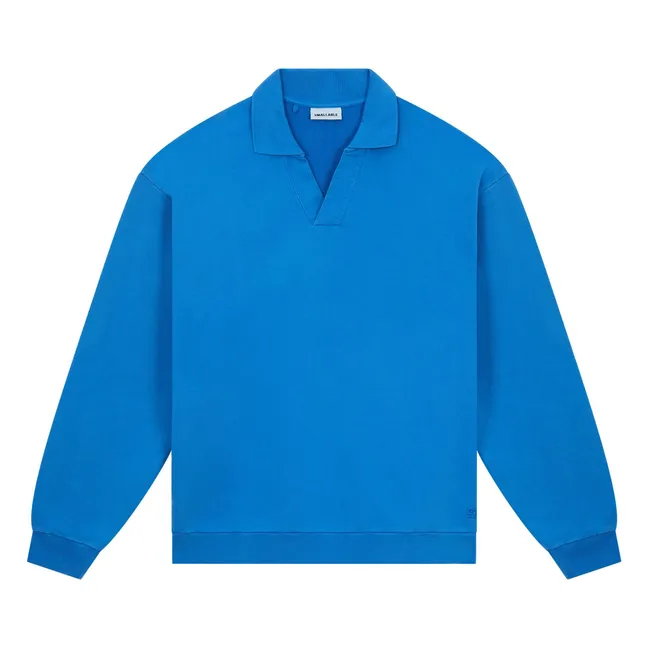 Sudadera Bob cuello polo | Azul Rey
