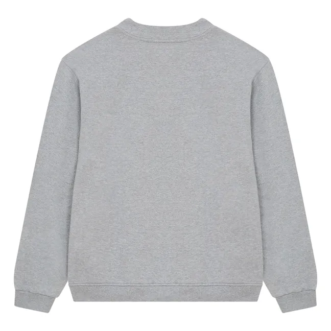 Cardigan Glass Coton Bio | Gris chiné