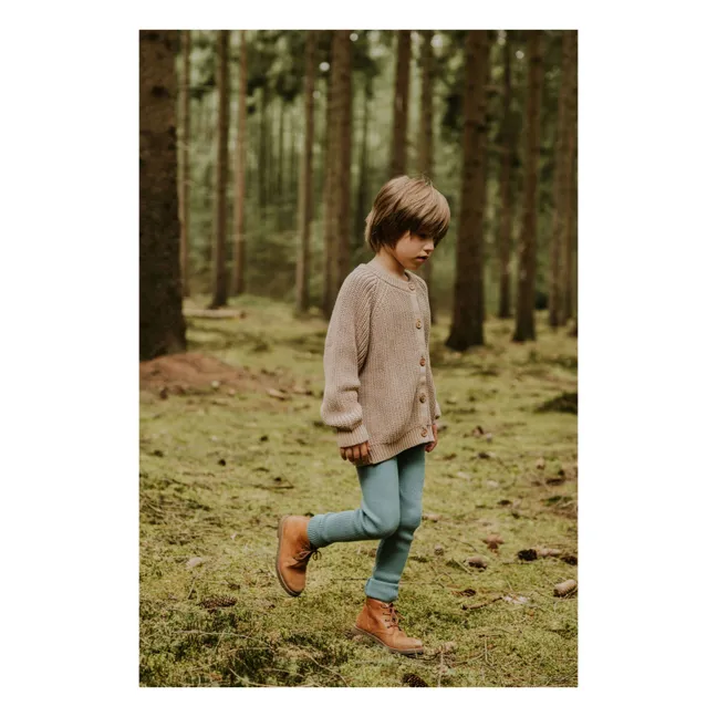Cardigan Raglan Coton Bio | Beige