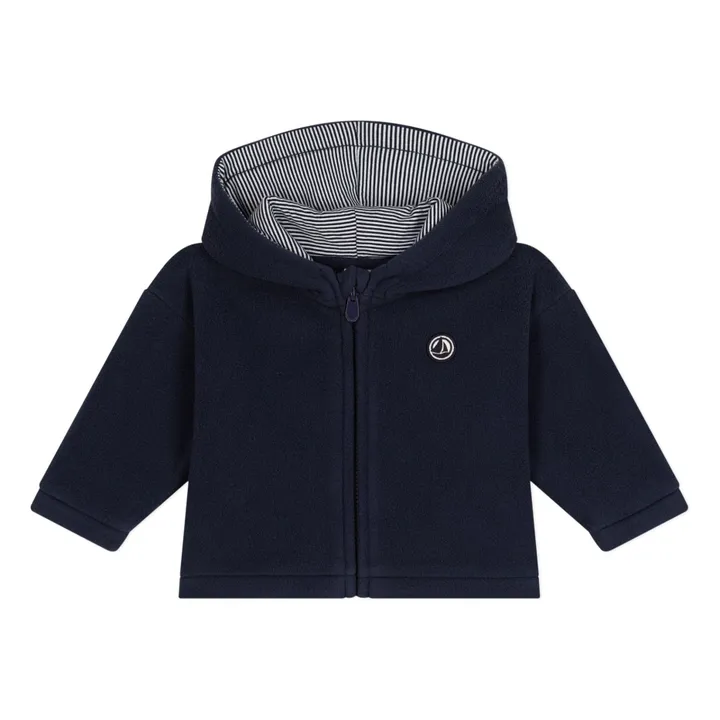 Sudadera polar con capucha | Azul Marino- Imagen del producto n°0