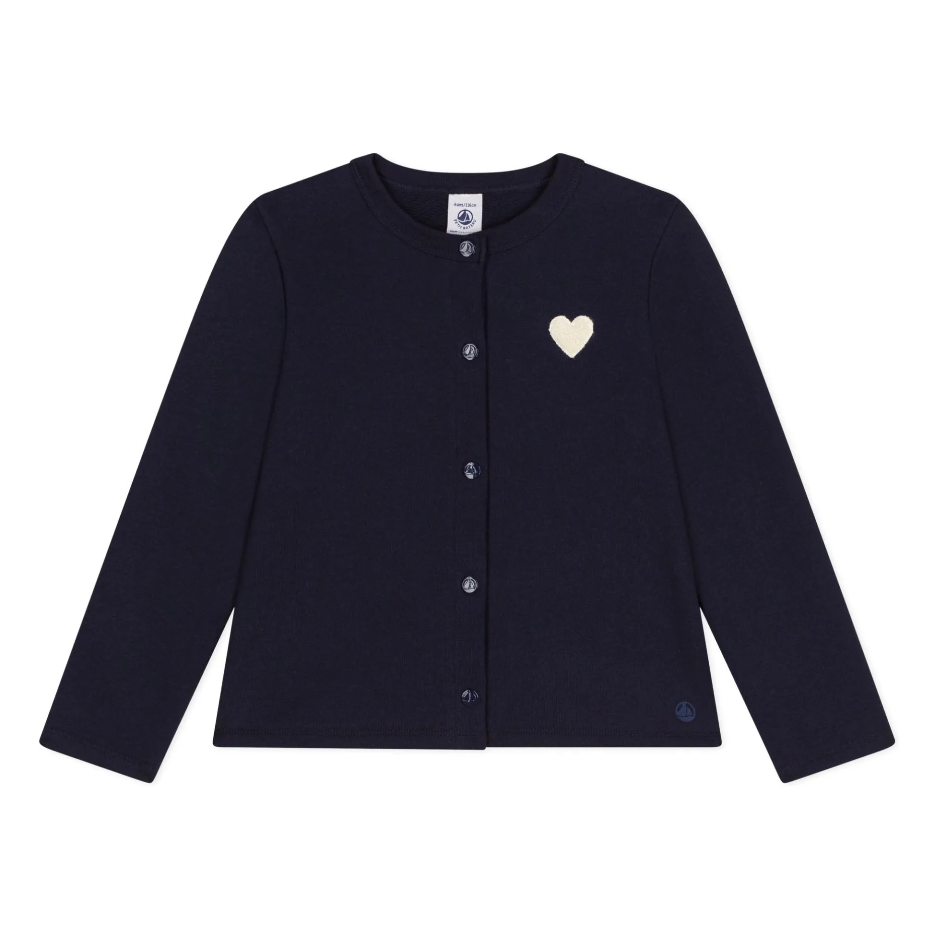 Petit Bateau Navy Blue Cardigan Molleton