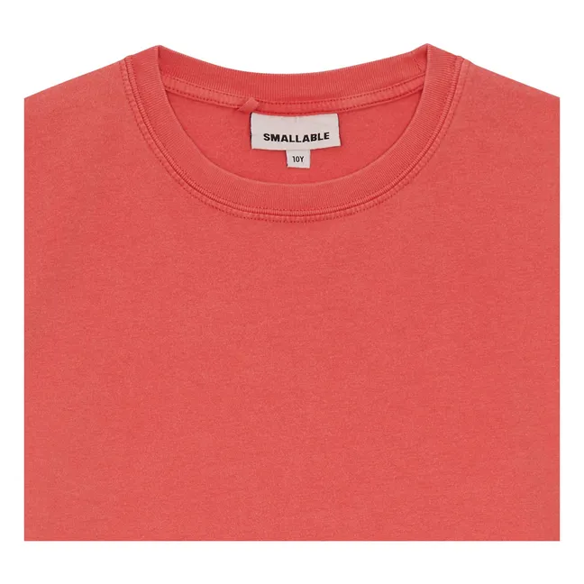 Camiseta Nils Algodón orgánico | Rojo Oscuro
