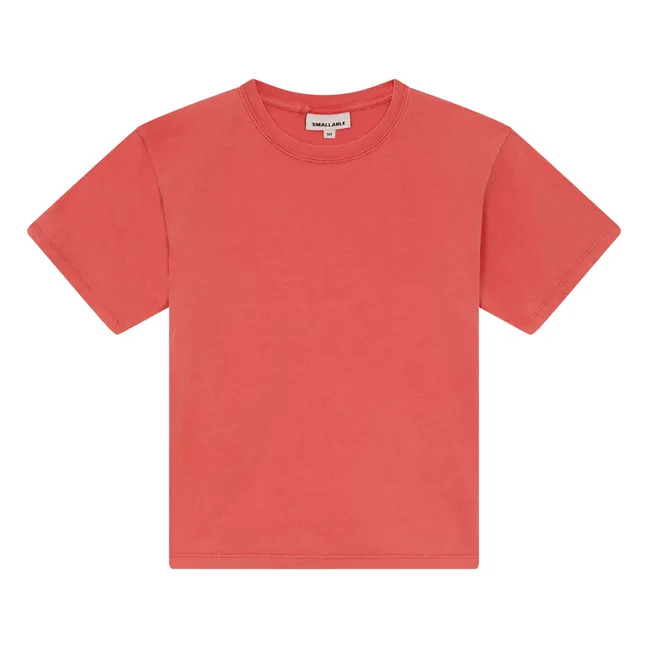 Camiseta Nils Algodón orgánico | Rojo Oscuro