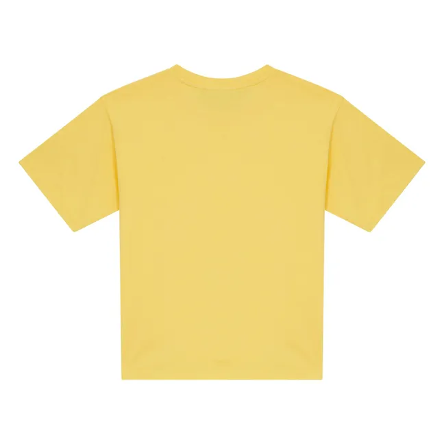 Nils Organic cotton T-shirt | Fluorescent yellow