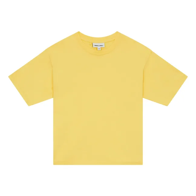 Nils Organic cotton T-shirt | Fluorescent yellow