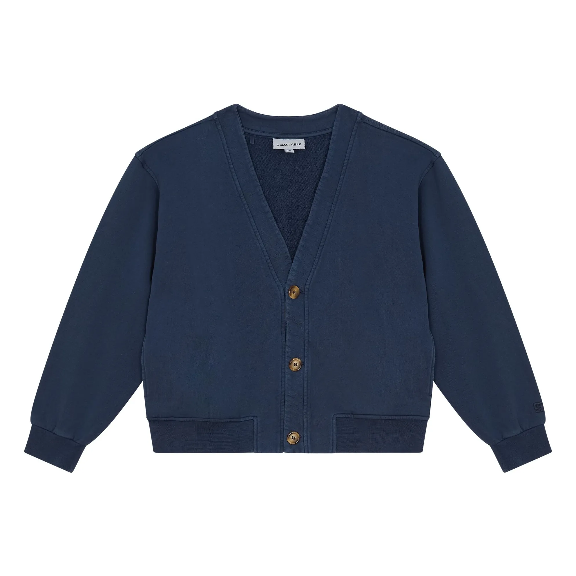 Smallable Kid Midnight Blue Ostmark Organic Cotton Cardigan