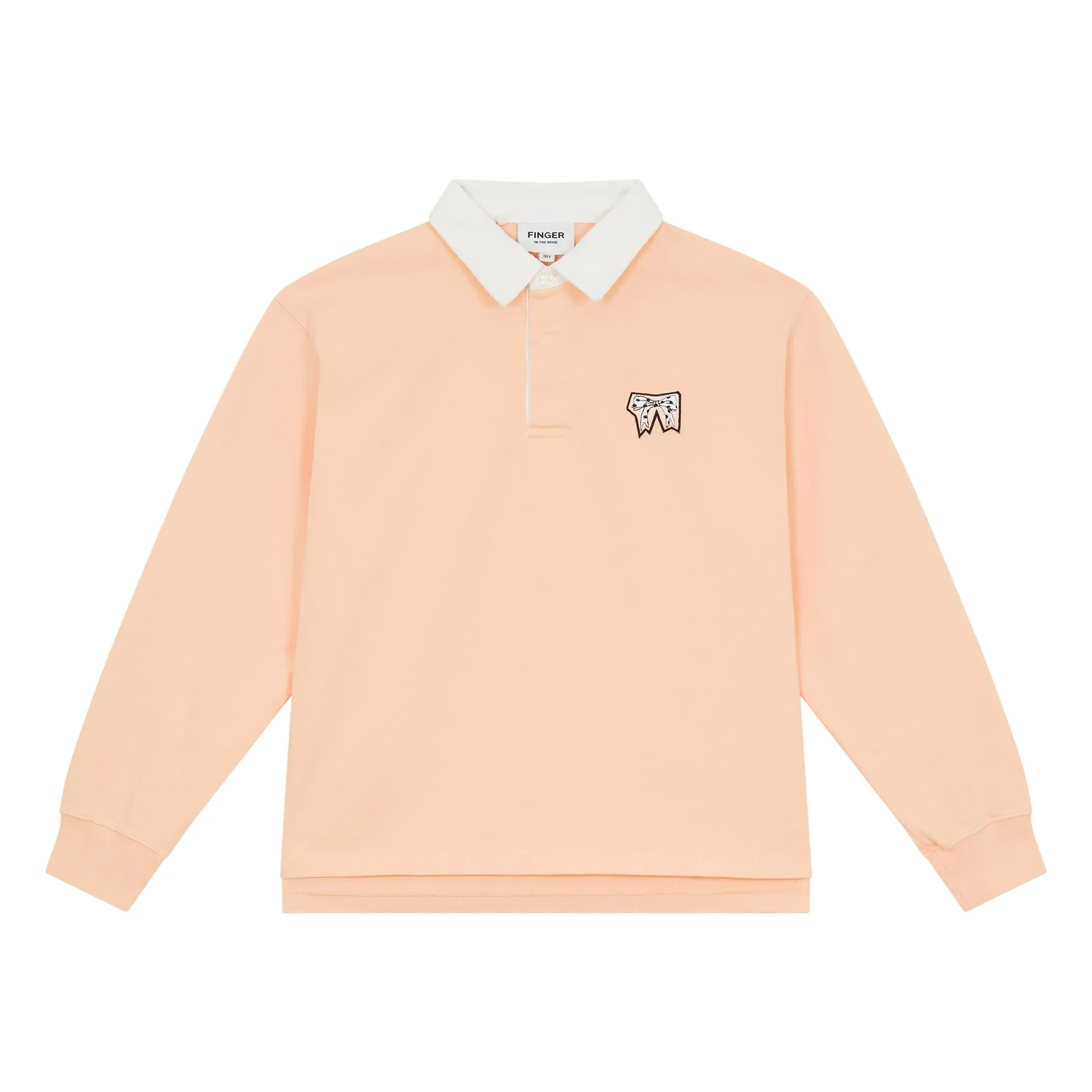 Polo Millie Rayé Coton Bio | Rose pêche- Image produit n°0