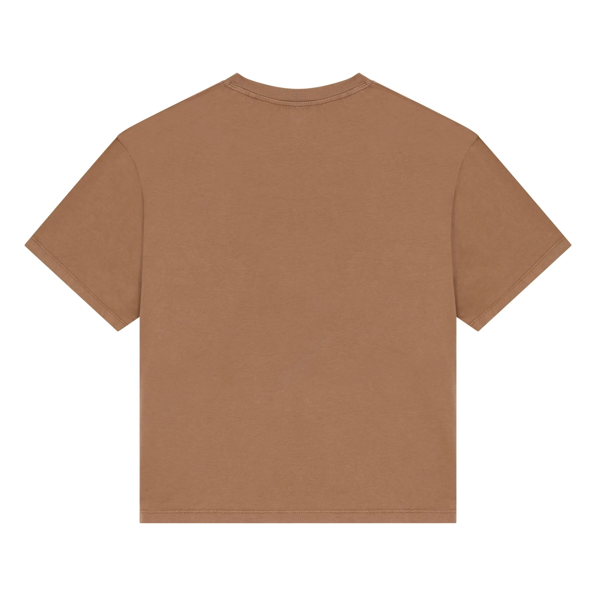 T-shirt Taylor Coton Bio | Marron glacé- Image produit n°1