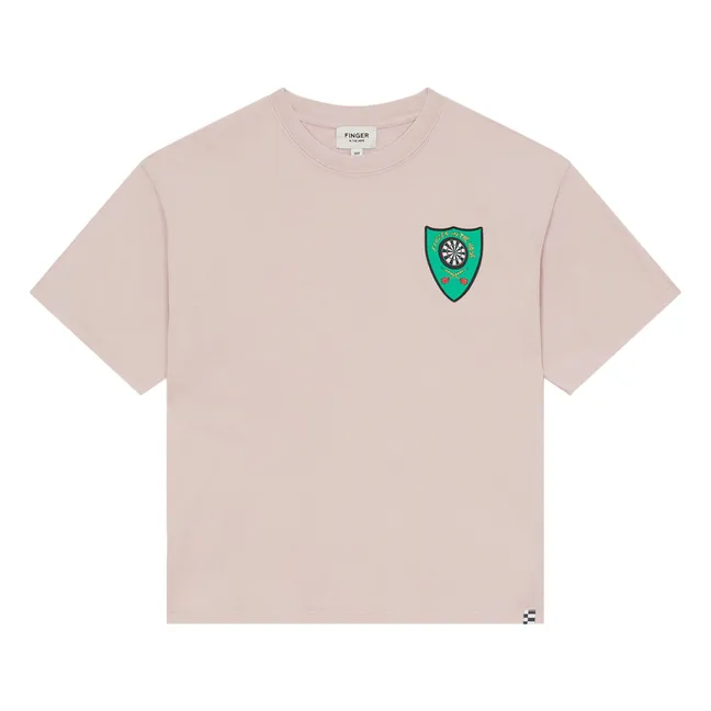 Camiseta Taylor de algodón orgánico | Rosa Viejo