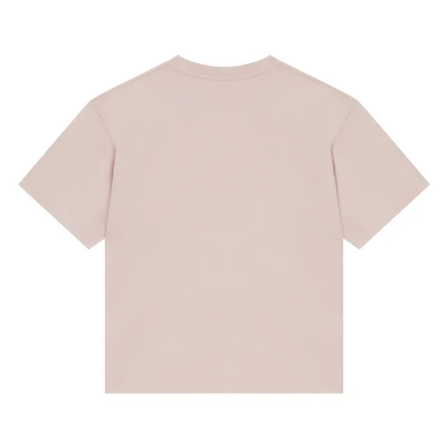 Camiseta Taylor de algodón orgánico | Rosa Viejo
