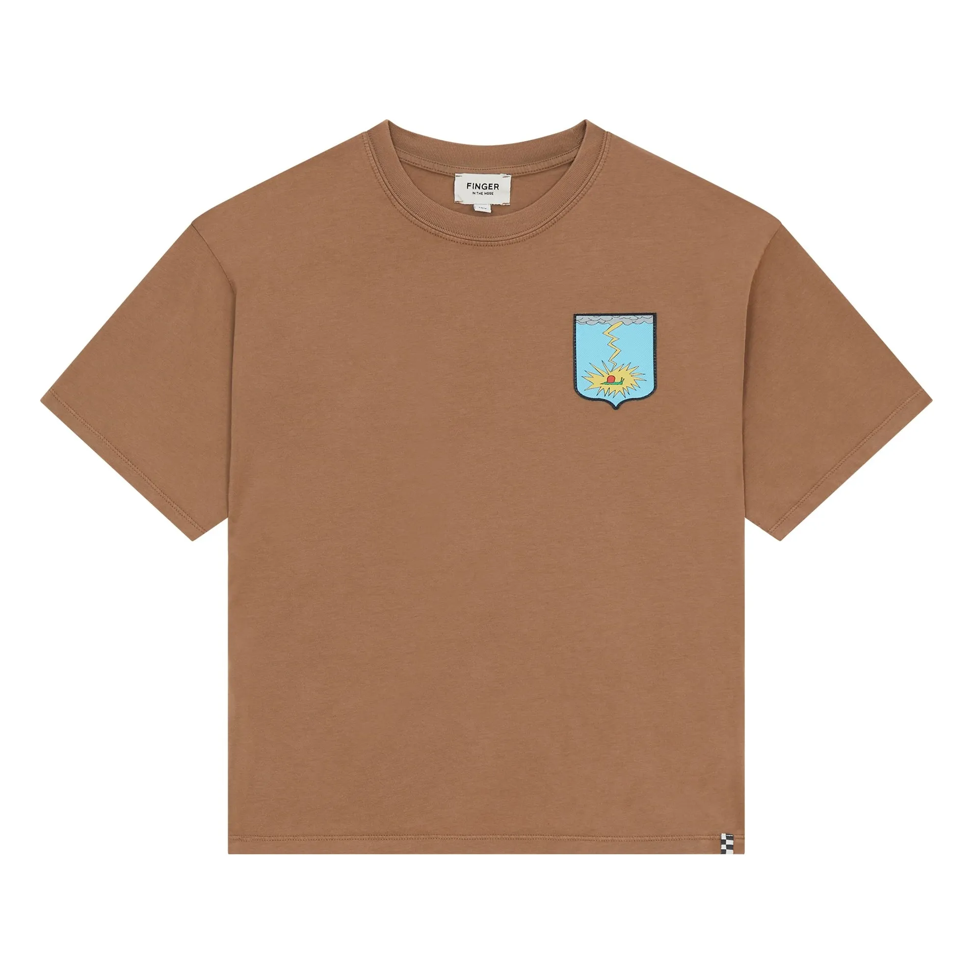 T-shirt Taylor Coton Bio | Marron glacé- Image produit n°0