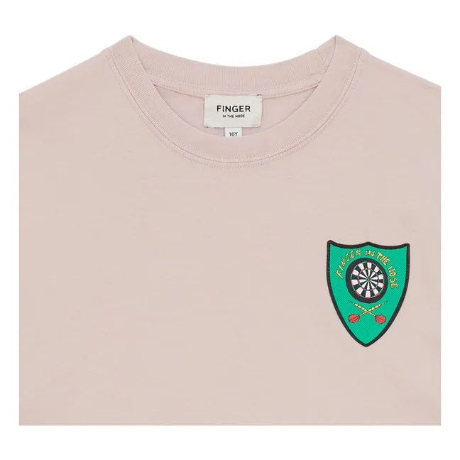 Camiseta Taylor de algodón orgánico | Rosa Viejo