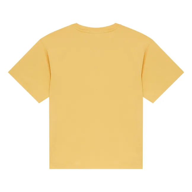 T-shirt Finn Coton Bio | Jaune moutarde