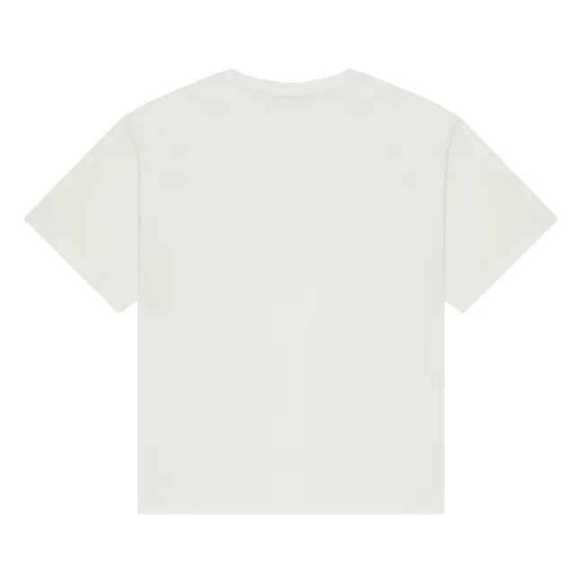 Camiseta Finn de algodón ecológico | Blanco