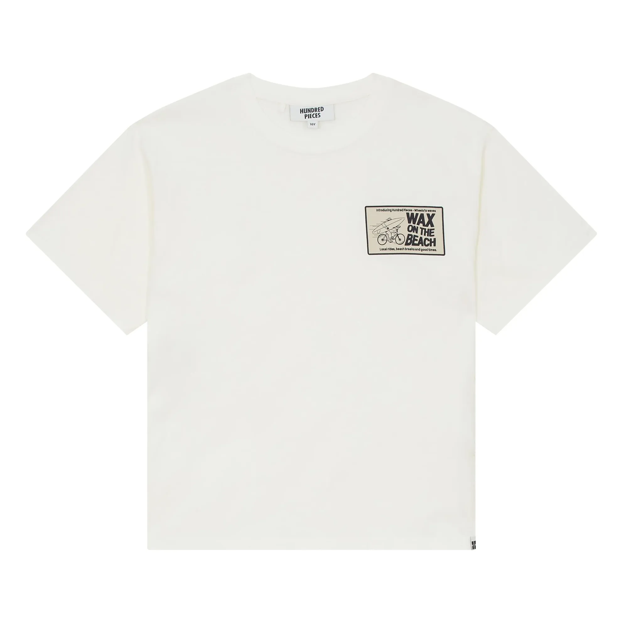 Hundred Pieces White Finn Organic Cotton T-Shirt