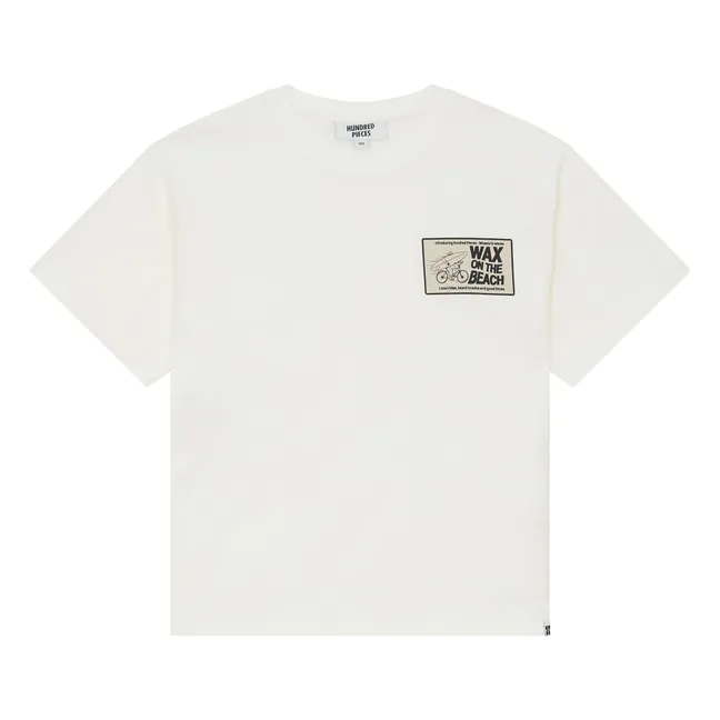 Camiseta Finn de algodón ecológico | Blanco