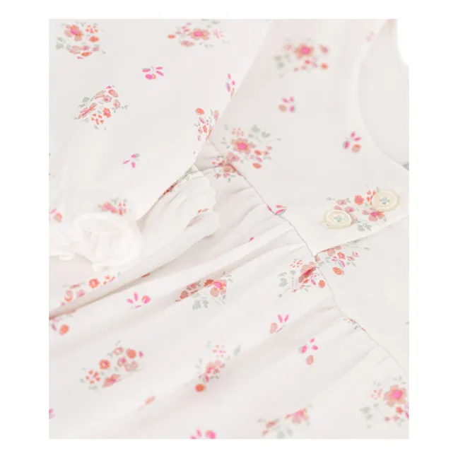 Conjunto de pijama Flower | Blanco