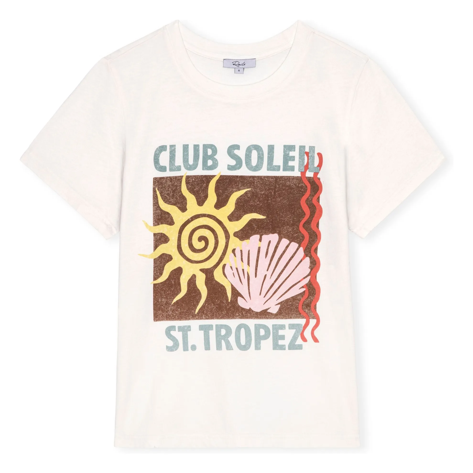 T-shirt Classic Crew Coton | Blanc- Image produit n°0