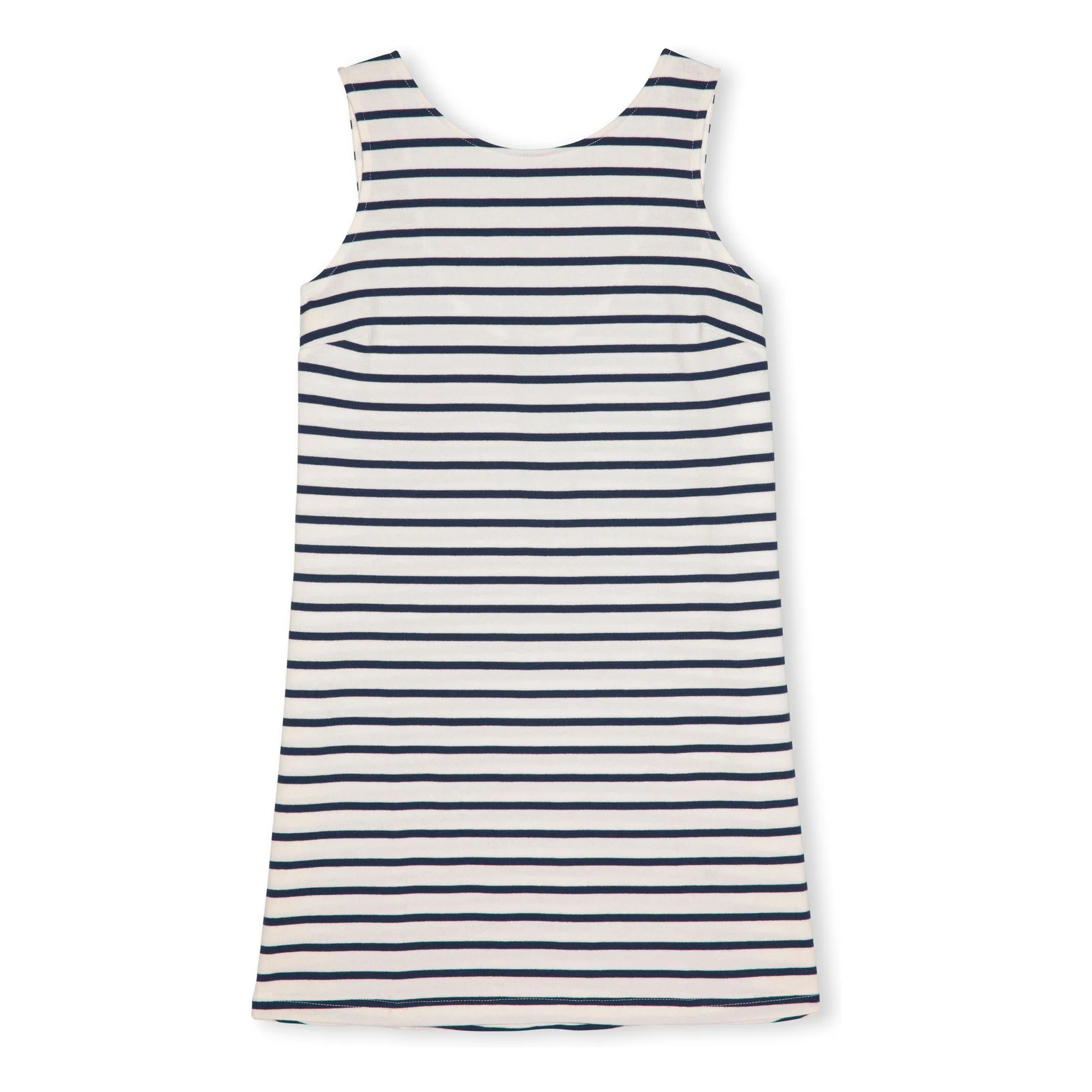 Robe Marinière Kaylee Coton | Ivoire- Image produit n°0