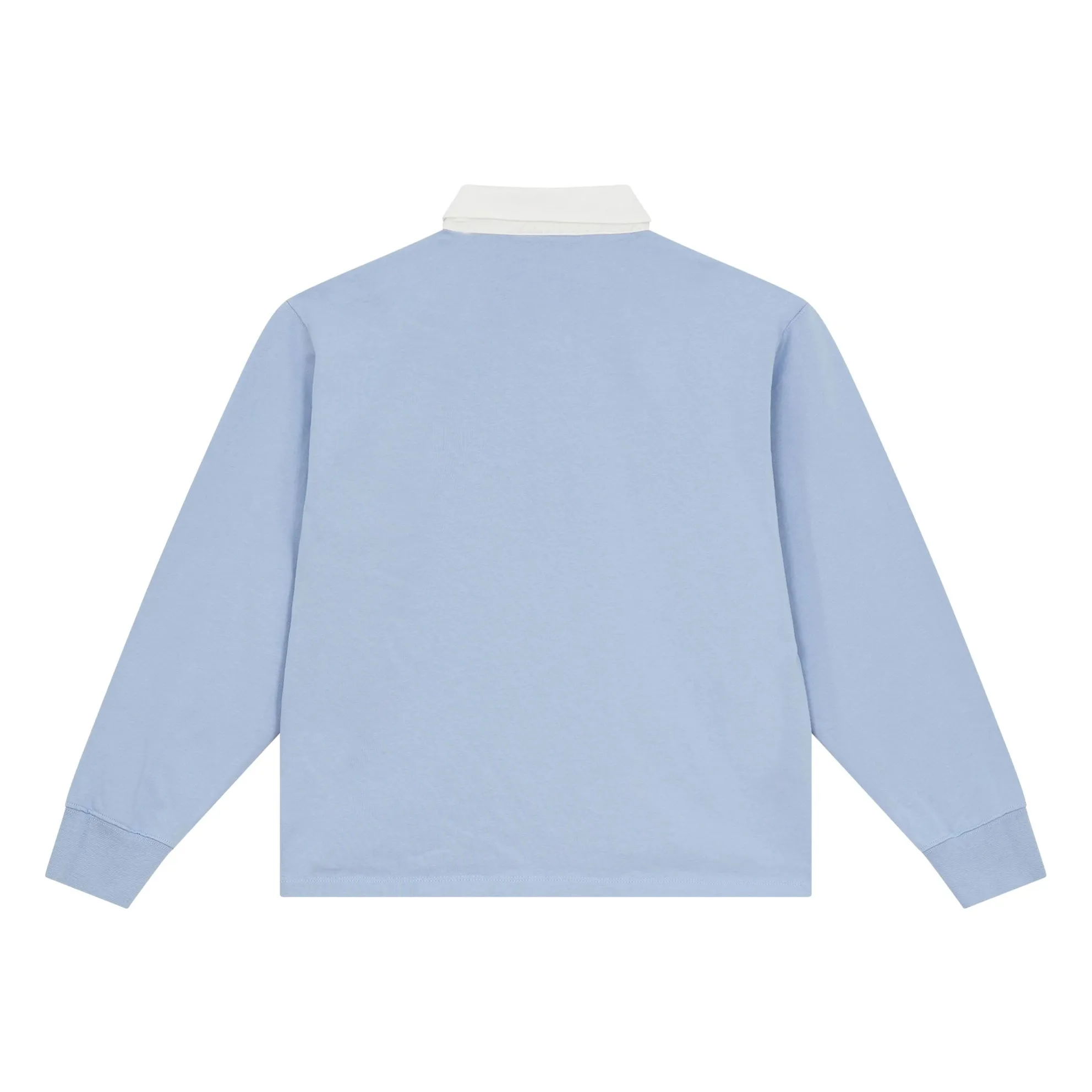 Polo Ezra Rayé Coton Bio | Bleu Acier- Image produit n°3