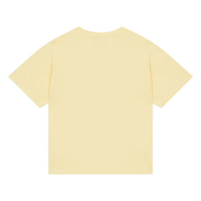 Camiseta King de algodón ecológico | Amarillo Limón