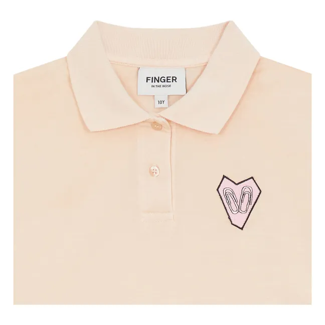 Polo Bristol Coton Bio | Rose pêche