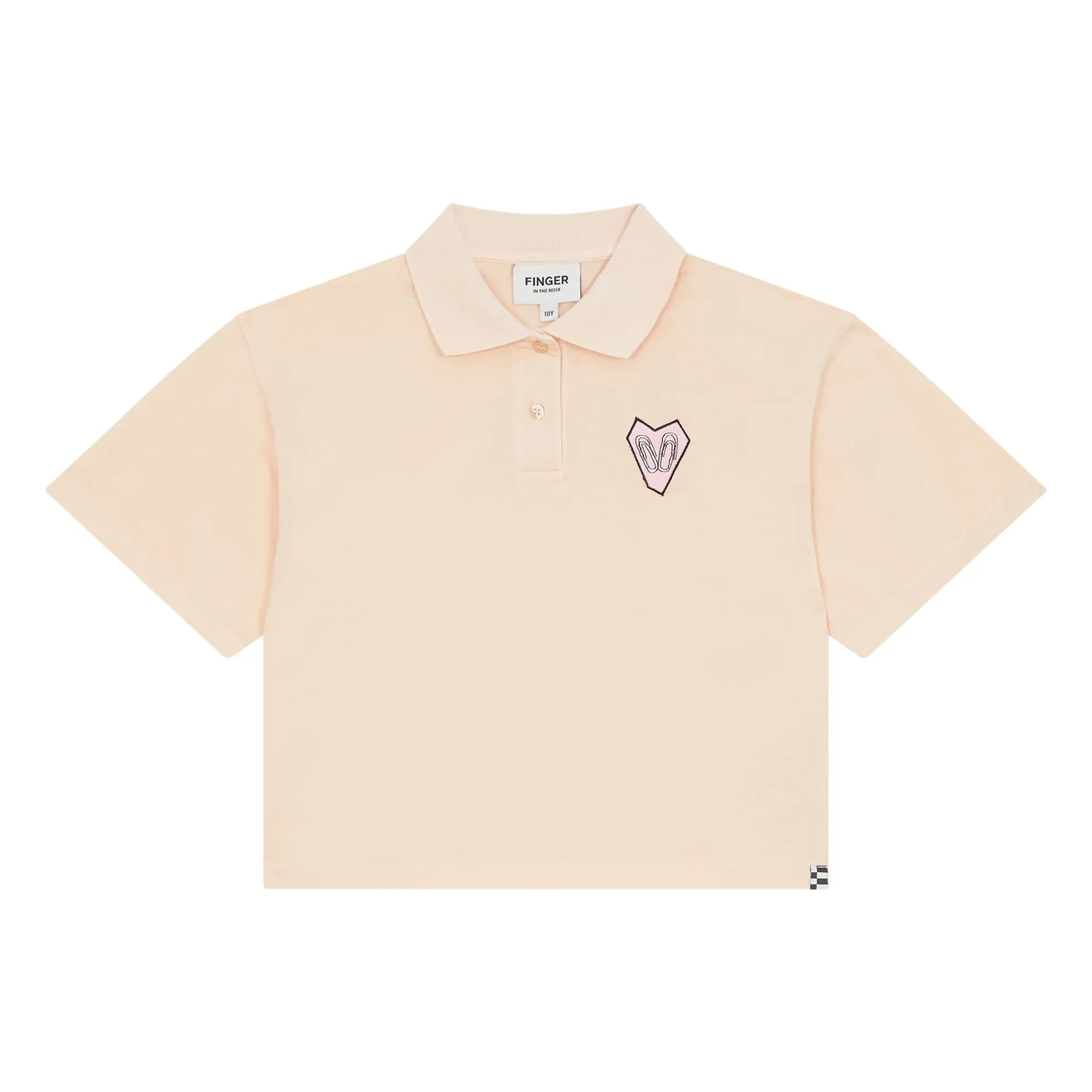 Finger In The Nose Peach Bristol Organic Cotton Polo Shirt