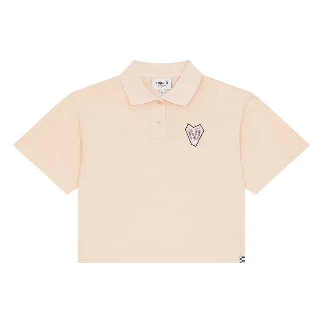 Polo Bristol Coton Bio | Rose pêche