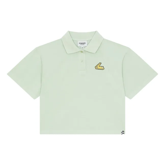 Polo Bristol Coton Bio | Vert amande