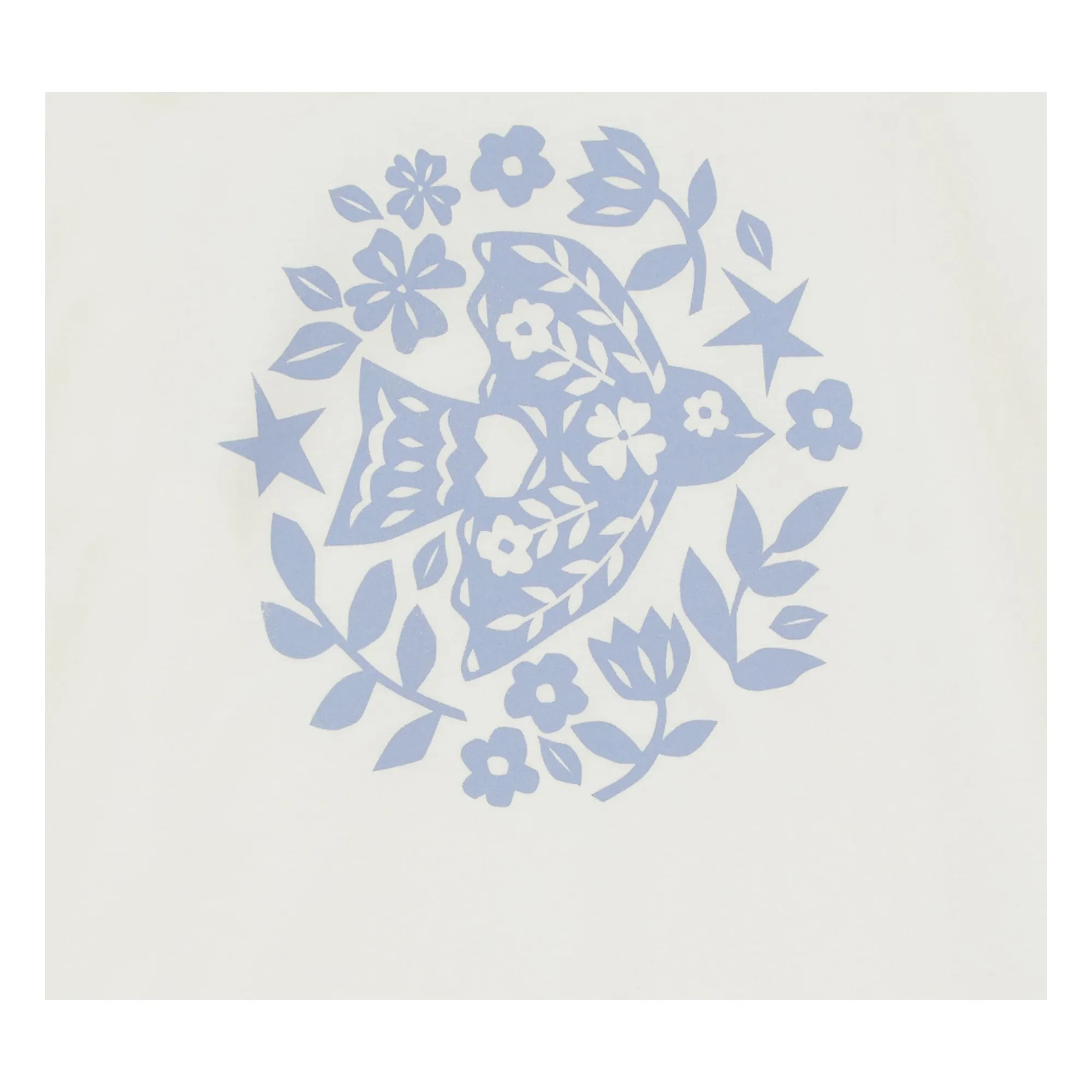 T-shirt Luna Oiseau Coton Bio | Blanc- Image produit n°4