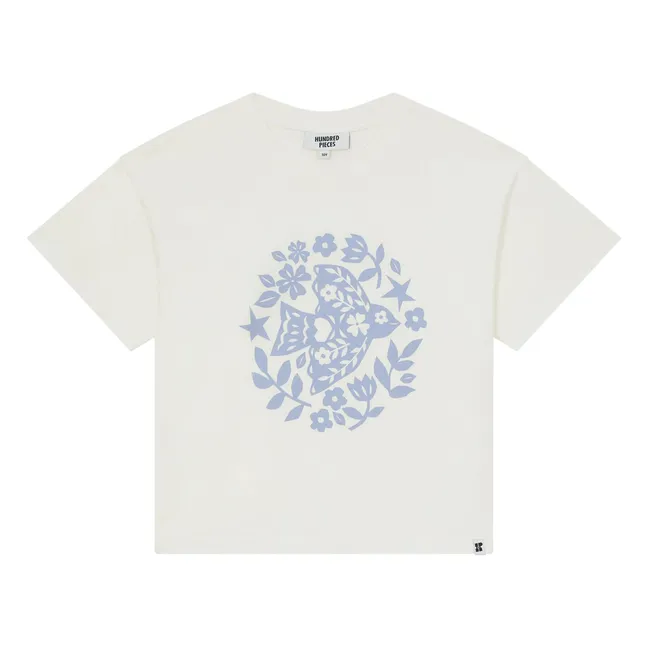 T-shirt Luna Oiseau Coton Bio | Blanc