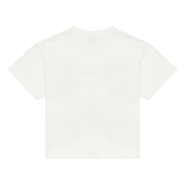 T-shirt Luna Bottes Coton Bio | Blanc