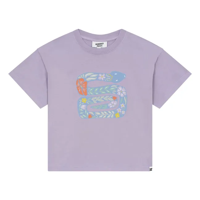 Soor Ploom - Bicolour Organic Cotton Softball T-shirt - Ecru