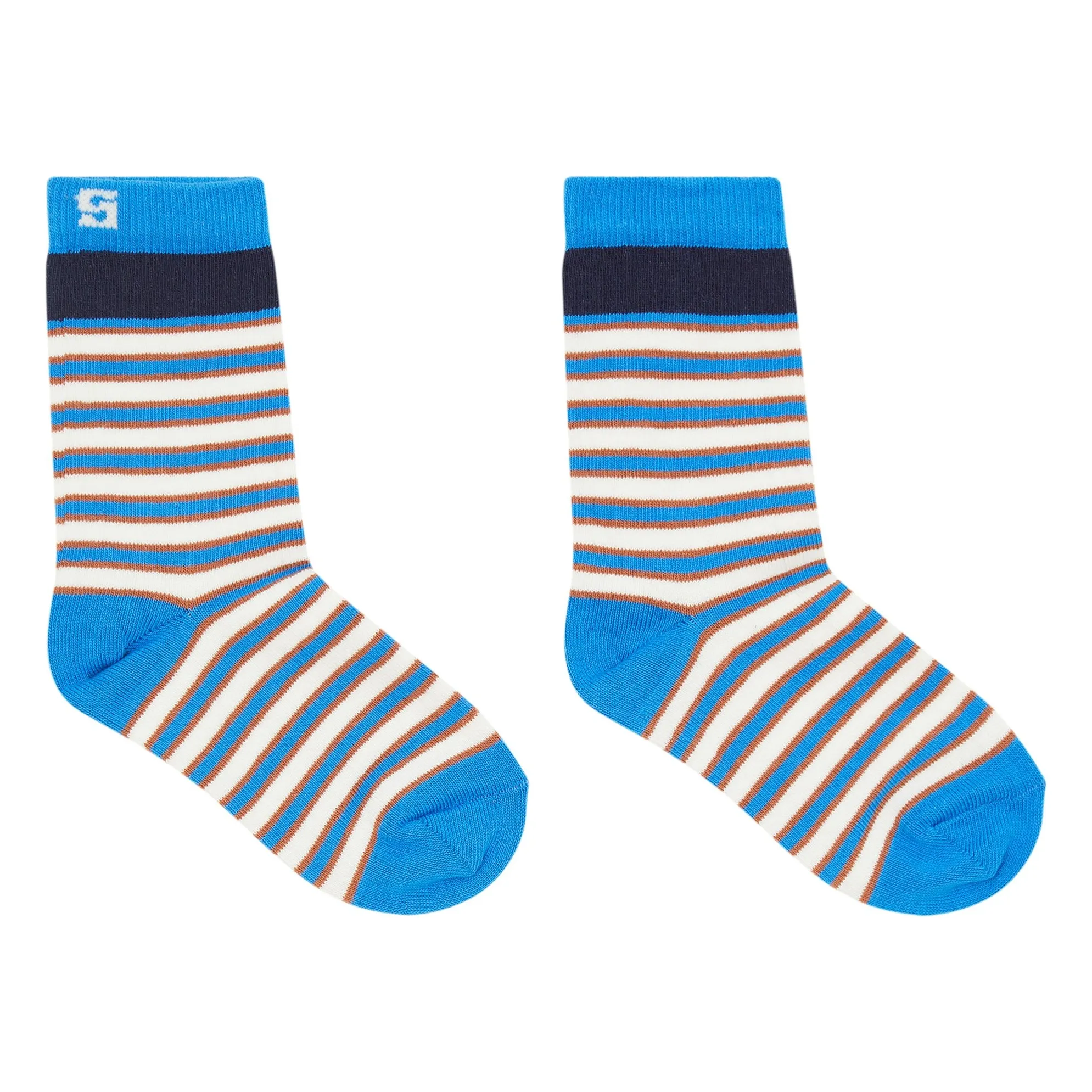Smallable Kid Blue Malo Striped Socks