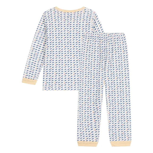 Conjunto de pijama de terciopelo Rockets | Azul