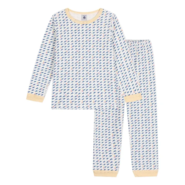 Conjunto de pijama de terciopelo Rockets | Azul