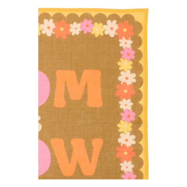 Mamavida Mom Is Wow Scarf | Khaki