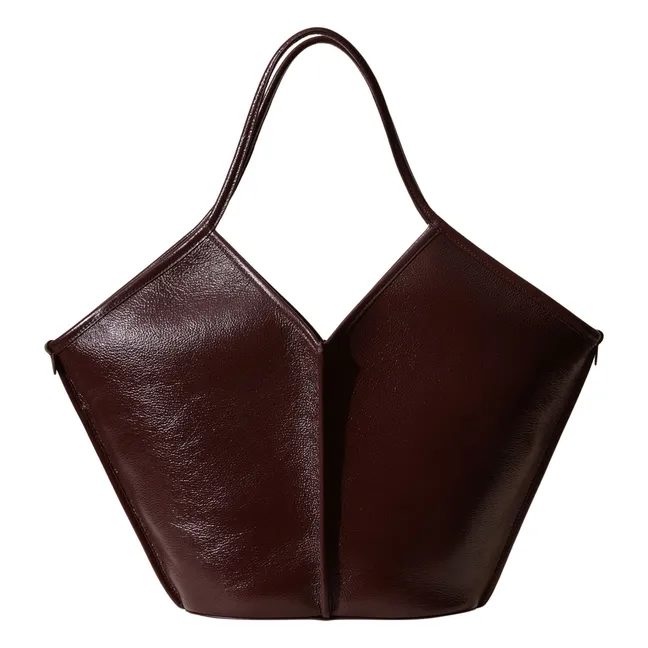 Sac Calella Distressed Cuir | Bordeaux