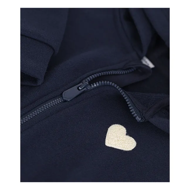 Sudadera con capucha Heart | Azul Marino
