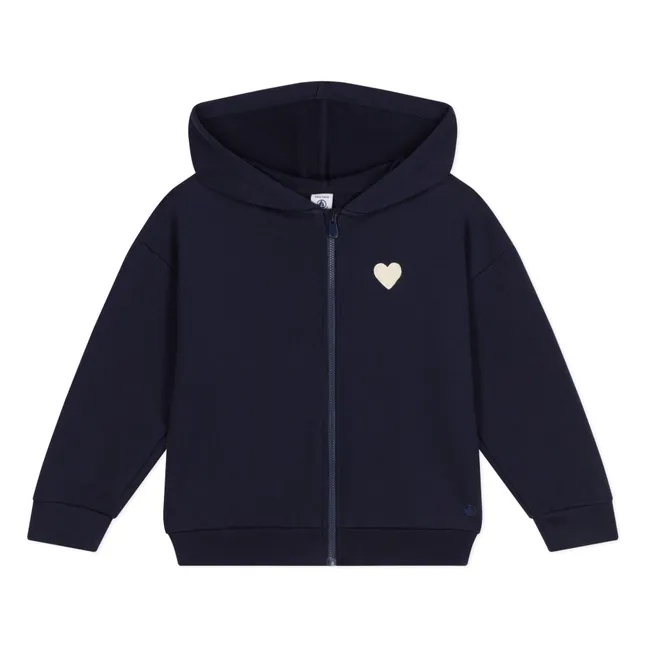 Sudadera con capucha Heart | Azul Marino