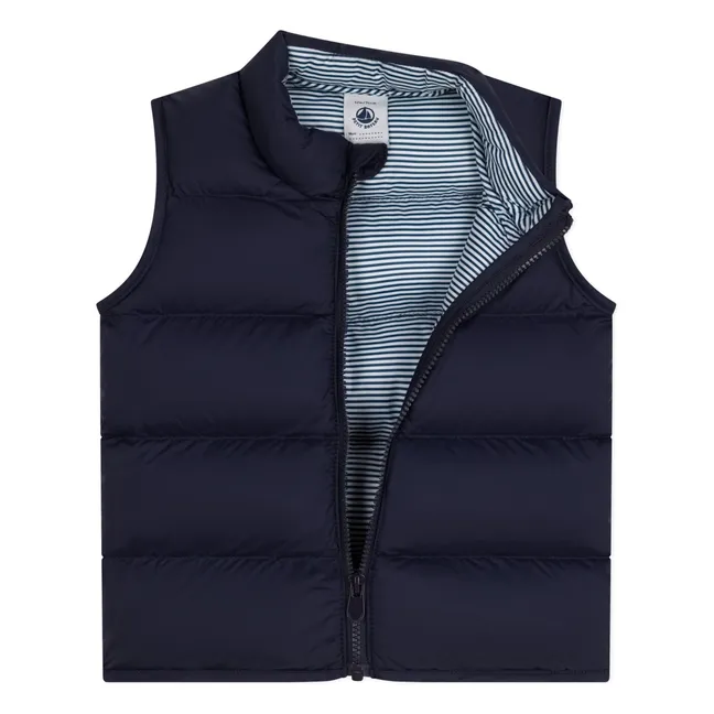 Cappotto senza maniche per bambini | Blu marino