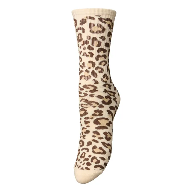 Leola Cotton Socks | Beige