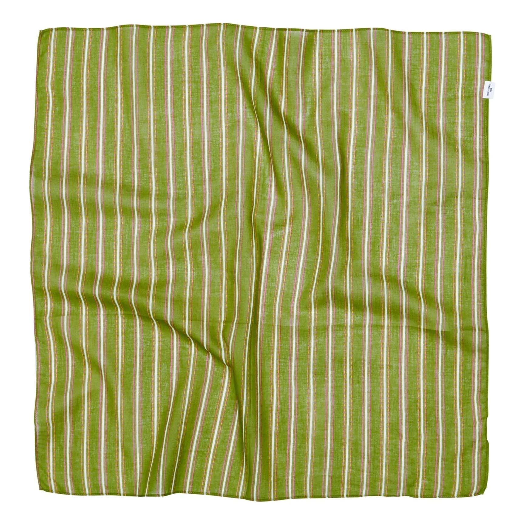 Foulard Linoa Coton | Vert- Image produit n°1