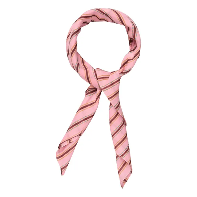 Bufanda de algodón Linoa | Rosa