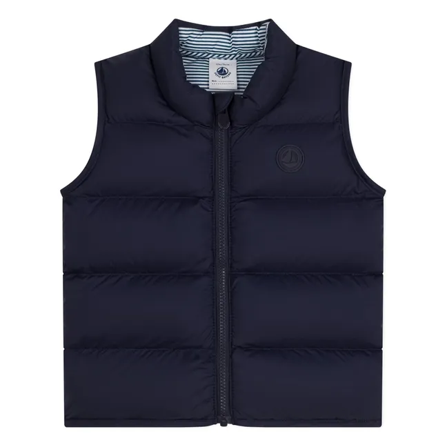 Cappotto senza maniche per bambini | Blu marino